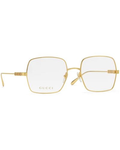 Gucci Square Optical Frame - Metallic
