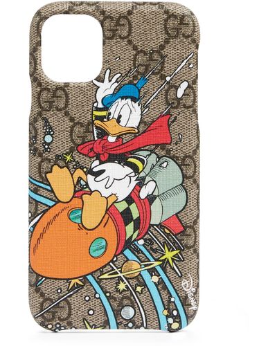 Gucci Disney X Donald Duck Iphone 11 Case - Natural