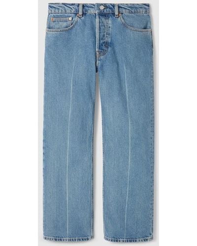 Gucci Denim Cropped Pant - Blue