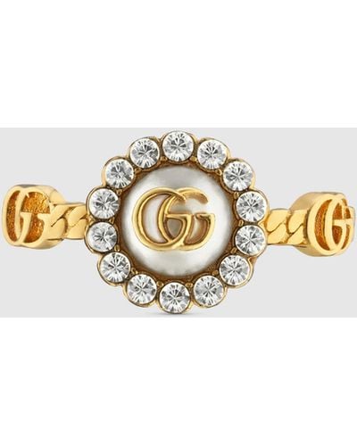Gucci GG Marmont Flower Bracelet - Farfetch
