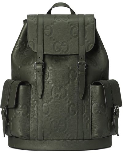 Gucci Jumbo GG Backpack - Green