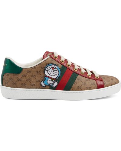 Gucci Doraemon X Women's Ace Sneaker - Natural