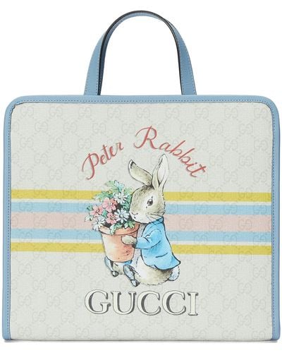 Gucci Peter Rabbittm X Tote Bag - Blue
