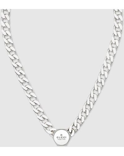 Gucci Trademark Necklace - Metallic