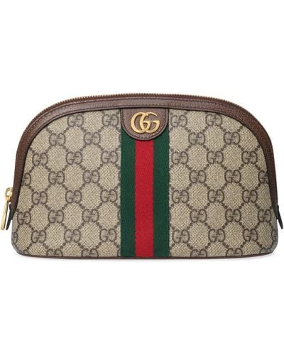 Gucci Ophidia Large Cosmetic Case - Brown