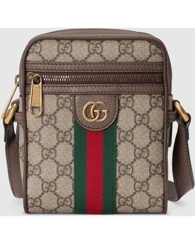 Gucci 〔オフィディア〕GGショルダーバッグ, ベージュ, GGキャンバス - ブラウン