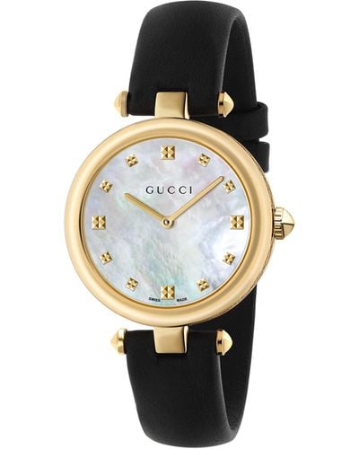 Gucci Diamantissima Watch, 32mm - Black