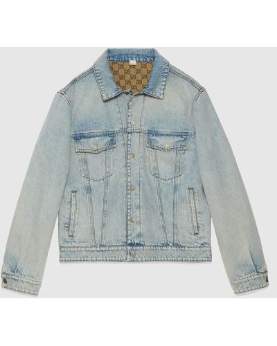 Gucci Reversible Denim Jacket - Blue