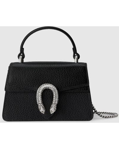 Gucci Dionysus Mini Top Handle Bag - Black