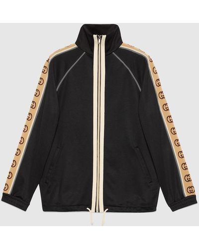 Gucci Oversize Technical Jersey Jacket - Black