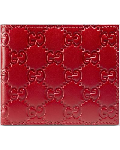 Gucci Signature Wallet - Red