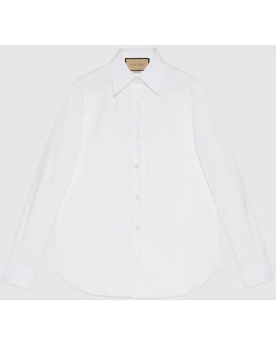 Gucci Oxford Cotton Shirt - White