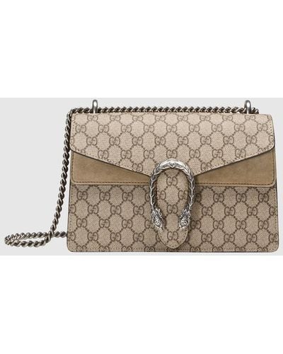 Gucci Dionysus Small GG Shoulder Bag - Natural