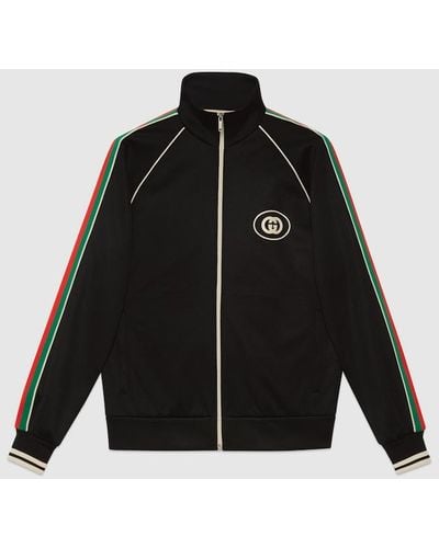 Gucci Technical Jersey Zip Jacket - Black