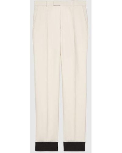 Gucci Wool Mohair Pant - White