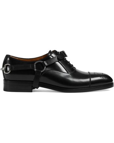 Gucci Shoe With Harness - Black