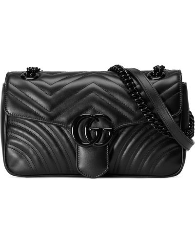 Gucci GG Marmont Matelassé Mini Bag - Black