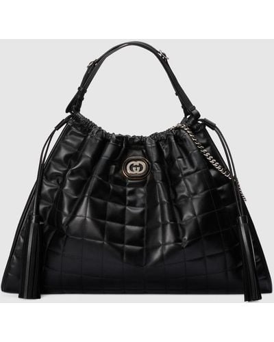 Gucci Deco Large Tote Bag - Black