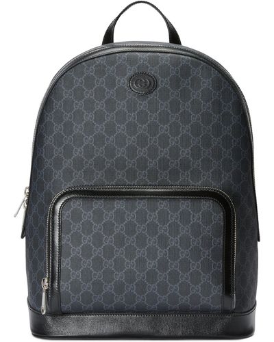 Gucci Backpack With Interlocking G - Grey