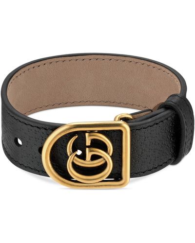 Gucci Marmont Double G Leather Bracelet - Multicolor