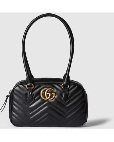Gucci GG Marmont Small Top Handle Bag - Black