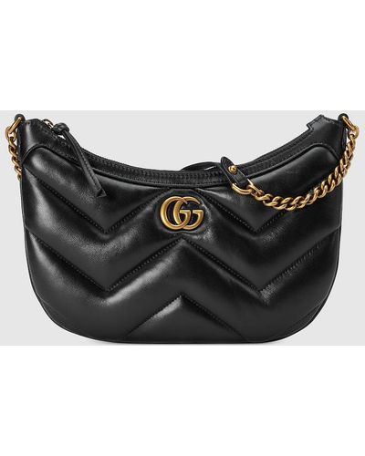 Gucci GG Marmont Small Shoulder Bag - Black