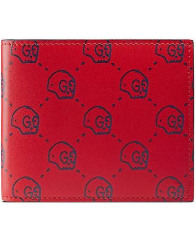 Gucci Ghost Wallet - Red