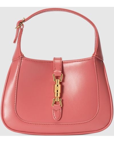 Gucci Jackie 1961 Mini Shoulder Bag, Pink, Leather