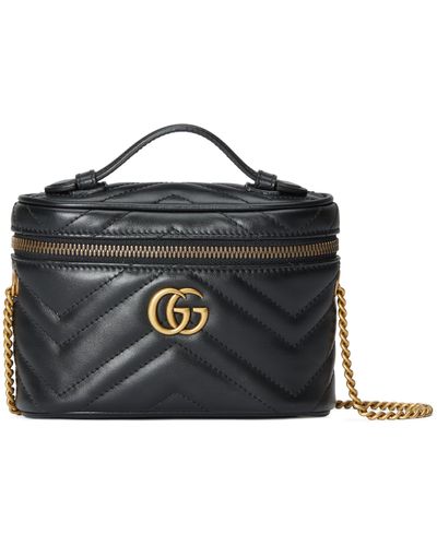 Gucci GG Marmont Mini Top Handle Bag - Blue