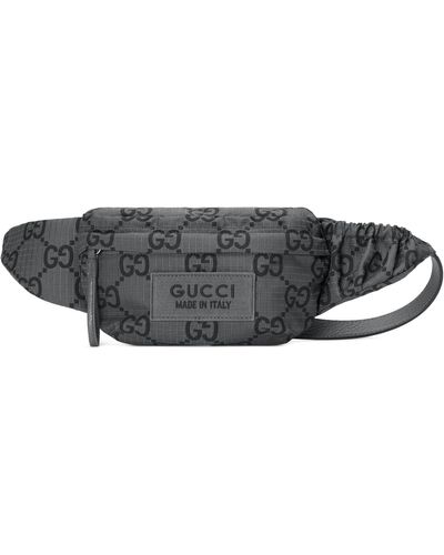 Gucci Large GG Ripstop Belt Bag - Grey