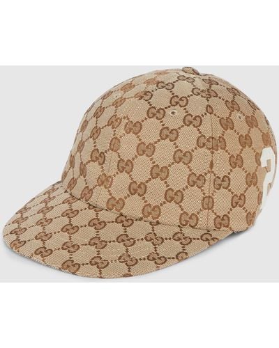 Gucci GG Cotton Canvas Baseball Hat - Natural