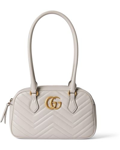 Gucci GG Marmont Small Top Handle Bag - Grey