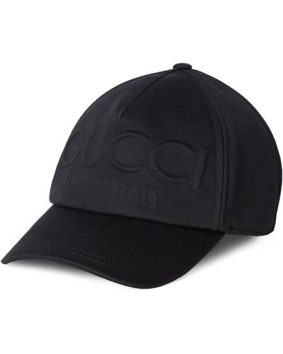 Gucci Embossed Baseball Cap - Black