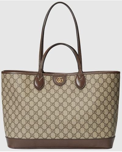 Gucci Ophidia Medium Tote Bag - Brown