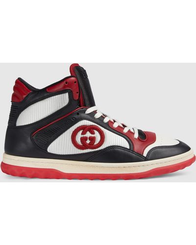 Gucci Men's Aqua GG Imprime High Top Sneakers 343135 4715, 11.5 / Aqua