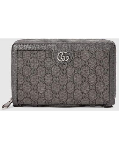 Gucci Ophidia GG Travel Case - Gray