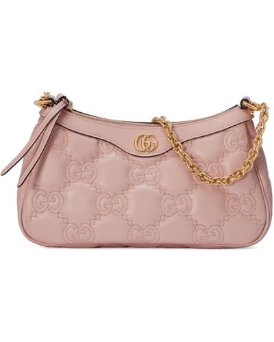 Gucci GG Matelassé Handbag - Pink