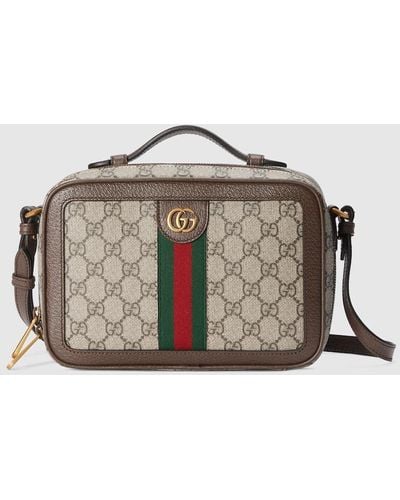 Gucci Ophidia Small Crossbody Bag With Web - Multicolor