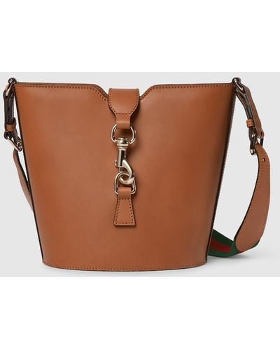 Gucci Mini Bucket Shoulder Bag - Brown