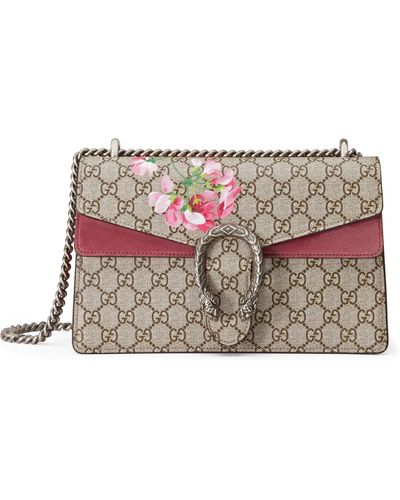 Gucci 2016 Re-edition Dionysus GG Blooms Bag - Natural