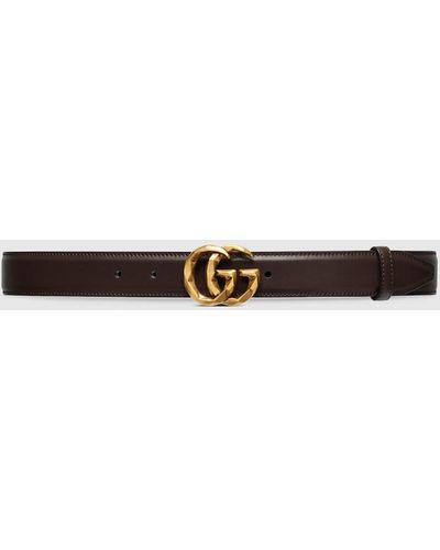 Gucci GG Marmont Belt - Brown