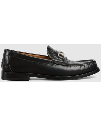 Gucci GG Loafer With Horsebit - Black