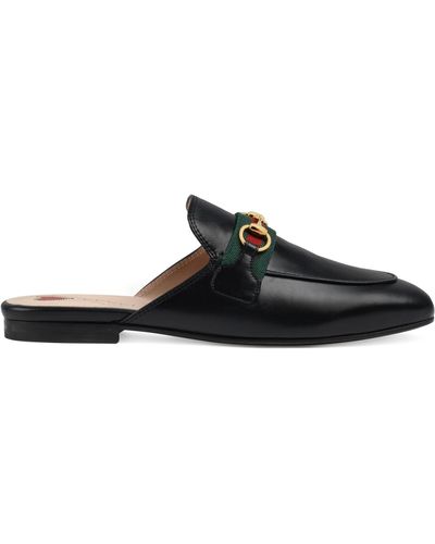 Gucci Princetown Leather Slipper - Black