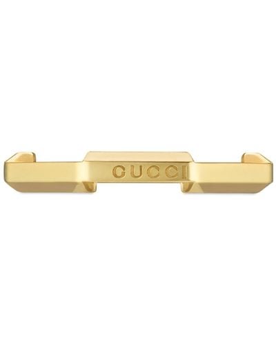 Gucci Link To Love Mirrored Ring - Metallic