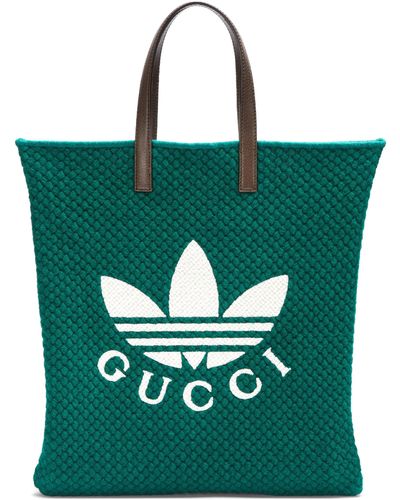 Gucci Adidas X Medium Tote Bag - Green
