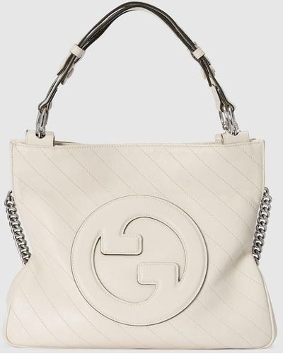 Gucci Blondie Small Tote Bag - Natural