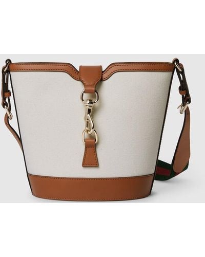 Gucci Mini Bucket Shoulder Bag - White