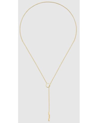 Gucci Link To Love Lariat Necklace - White