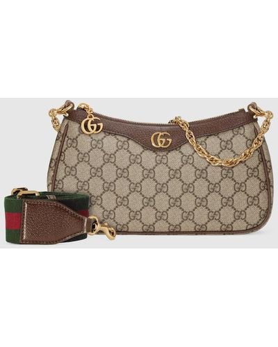 Gucci Ophidia GG Small Handbag - Natural