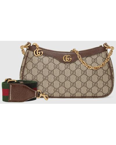 Gucci Ophidia GG Small Handbag - Natural